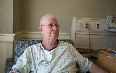 Volunteers working on his home was a great relief to Bill, who remains in the hospital.