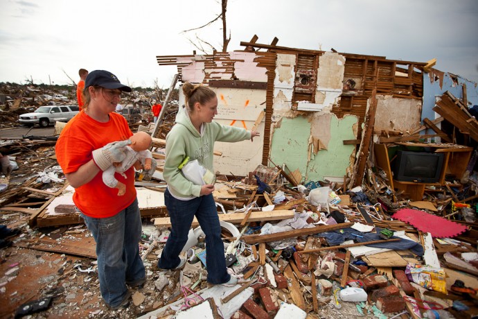 Joplin, Missourri tornado relief.
