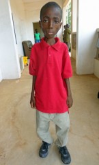 Emmanuel before Tenwek Hospital Kenya