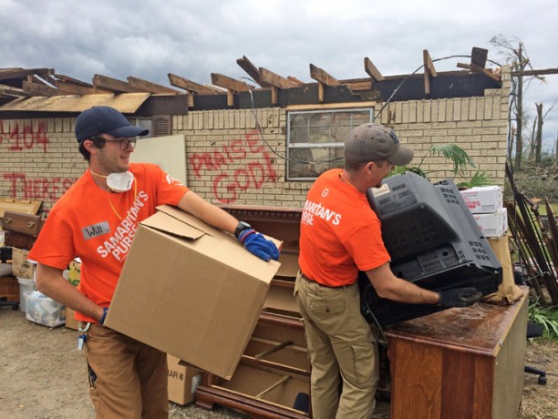 Volunteers Help Hundreds of Tornado Survivors