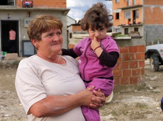 Stoja and her granddaughter, Nevena, are among the 130,000 people impacted by the disaster.