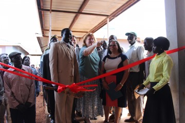 Special guests including like US Ambassador Susan Page and Assistant Secretary General Anne Richard attend hospital dedication ceremony.
