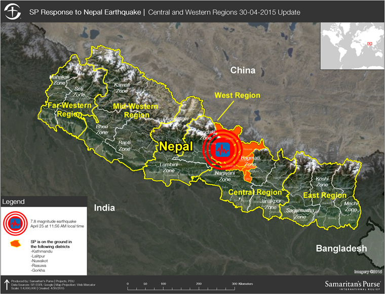 Nepal earthquake response