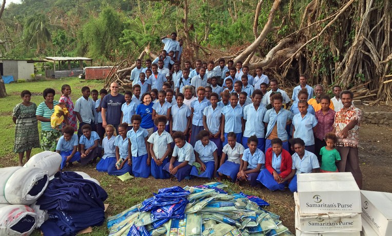 Cyclone Pam response Vanuatu