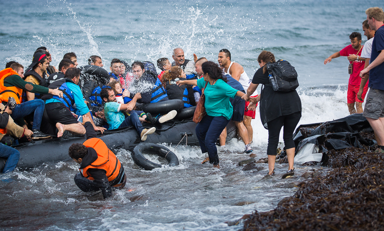 Samaritan's Purse staff and volunteers are assisting desperate asylum seekers as they arrive on Greek soil.