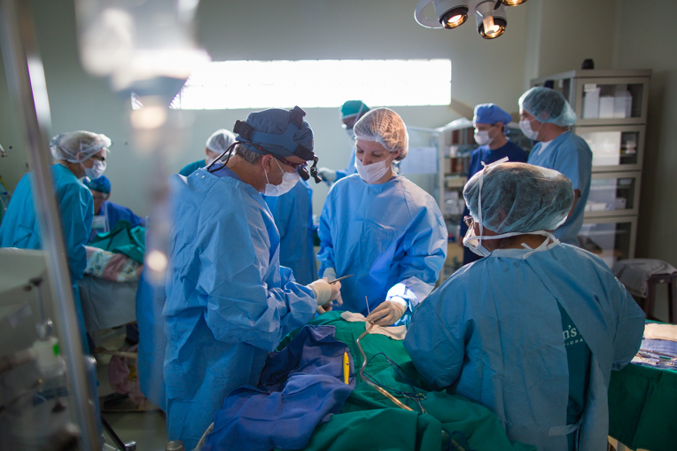 A 13-member Samaritan's Purse medical team performed 29 surgeries in Bolivia in late October. 