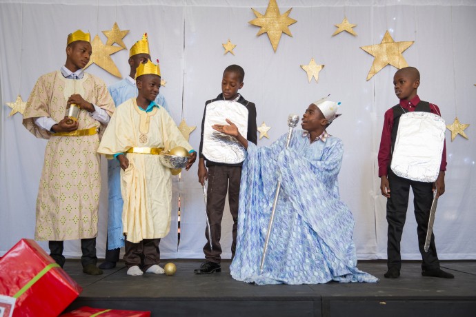 Christmas play at Greta Home and Academy in Haiti