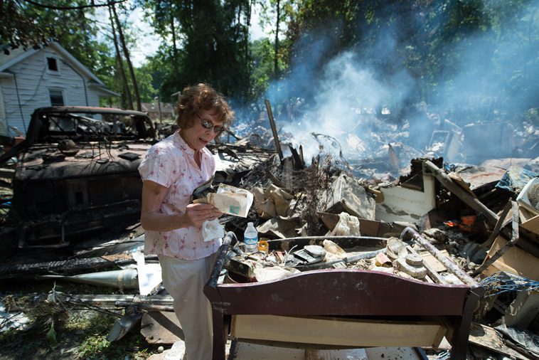 Homeowners are starting the difficult work of recovery in West Virginia.