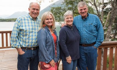 Governor Bill Walker and his wife Donna visited with Franklin Graham and his wife Jane in Alaska. 