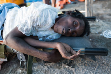 The face of cholera is haunting.