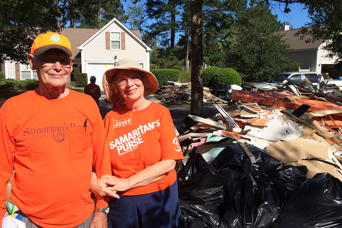 Disaster Relief Teams Help South Carolina Clean Up