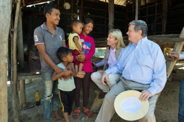 Franklin Graham and Greta Van Susteren Visit Remote Cambodian Villages