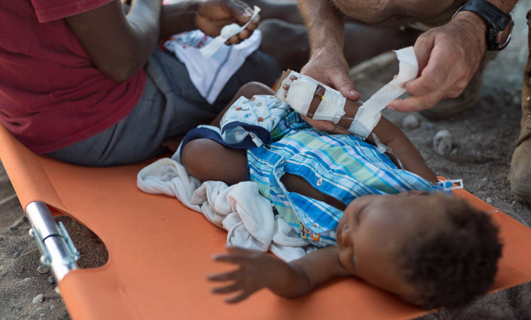 Haiti cholera clinic