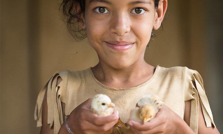 For impoverished families, a brood of chicks can become a daily reminder of God’s faithfulness, as their eggs provide nutritious food as well as income. For $14, we can supply a dozen chicks, help a family set up a coop, or offer basic veterinary care.