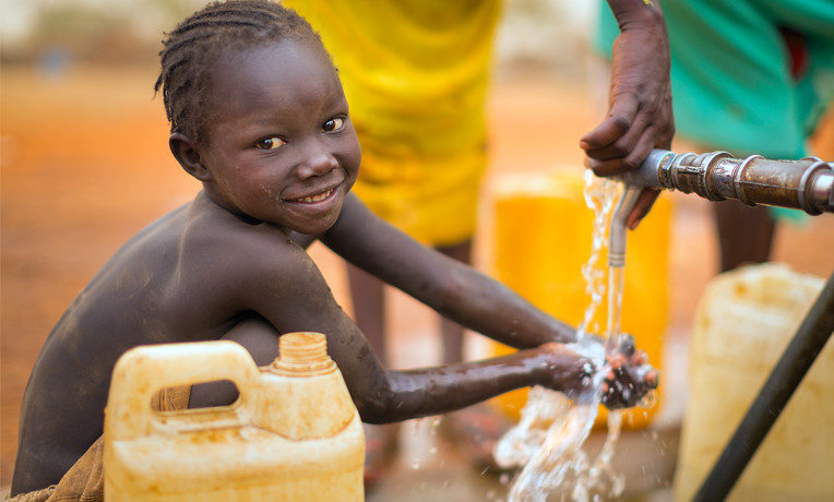 Wherever Samaritan’s Purse drills a well, we pray that God will use it to not only supply a dependable source of cool, clean water, but also to make it a place where people can share the Gospel and come to know Jesus as their Lord and Savior. Using a hand-cranked drill or a truck-mounted rig, we can drill a well to serve 500 villagers for about $25 per person.