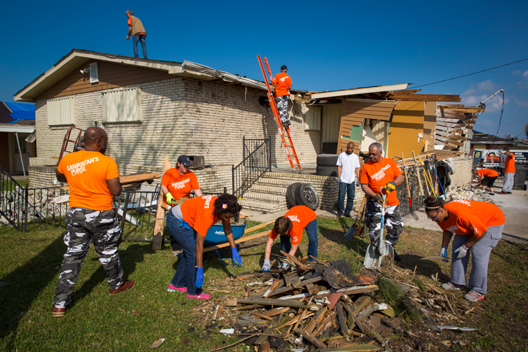 Samaritan's Purse volunteers are cleaning up debris after a tornado hit New Orleans. More volunteers are needed. 