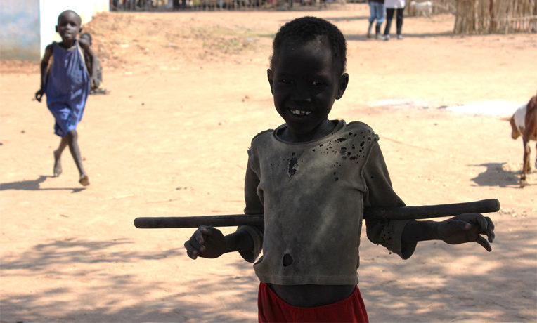 Child in South Sudan