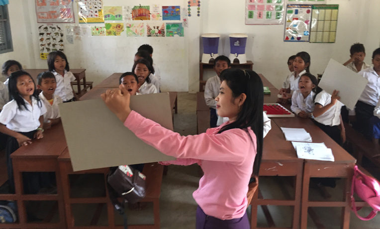 Cambodia classroom
