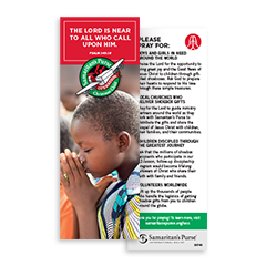 Free Operation Christmas Child Materials