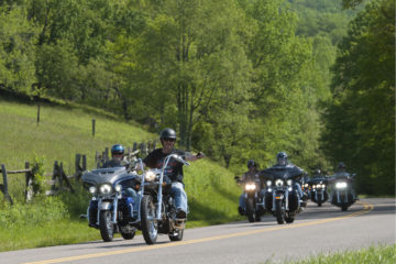 About 150 bikers on 114 bikes rode in the High Country Warrior Ride