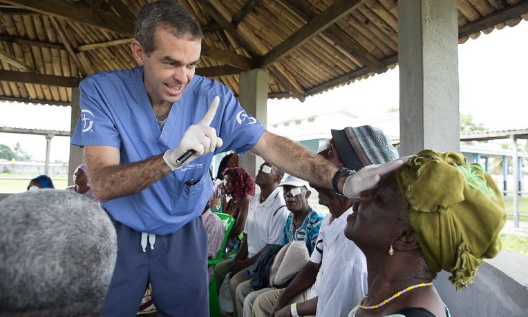 Dr. Ben Roberts and our medical team performed cataracts surgeries for 84 people in Liberia. The operations were done at ELWA Hospital outside Monrovia.