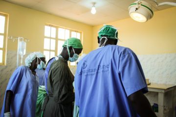 A Samaritan's Purse medical team at Maban County Hospital