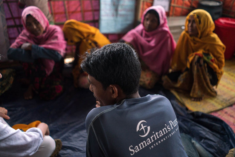 Rohingya refugee camp in Bangladesh 