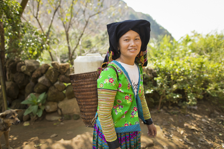 Hmong woman in northern Vietnam 