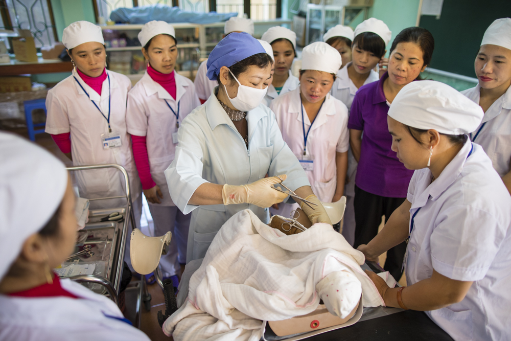 Traditional birth attendant training in Vietnam 