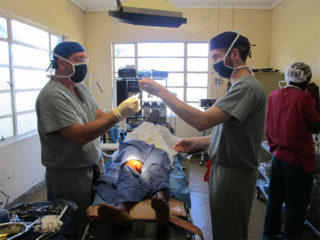 Dr. Alty in surgery. 