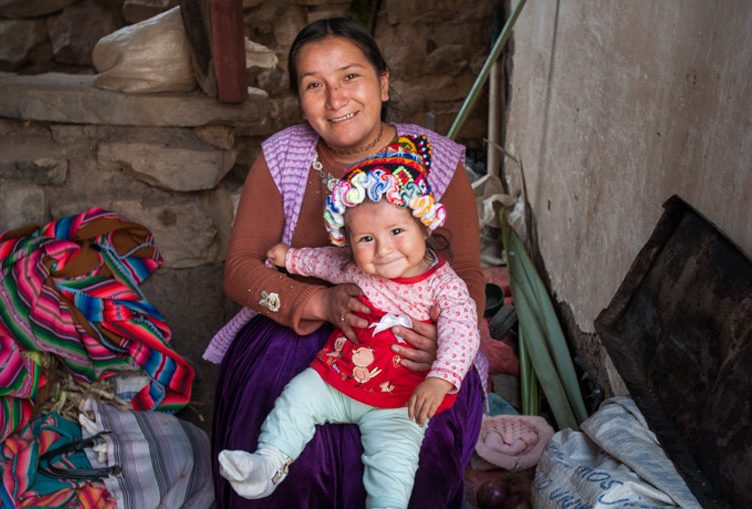Mother and child in Bolivia 