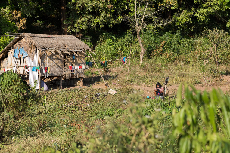 Iraya tribe village in the Philippines 