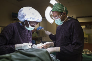 Dr. Arega Leta is one of the first participants in a new surgical training program at Tenwek. 