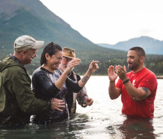 Marine Master Sergeant Al Aranda and his wife LeeAnn received Jesus as their Lord and Savior at Samaritan Lodge. The couple was also baptized.