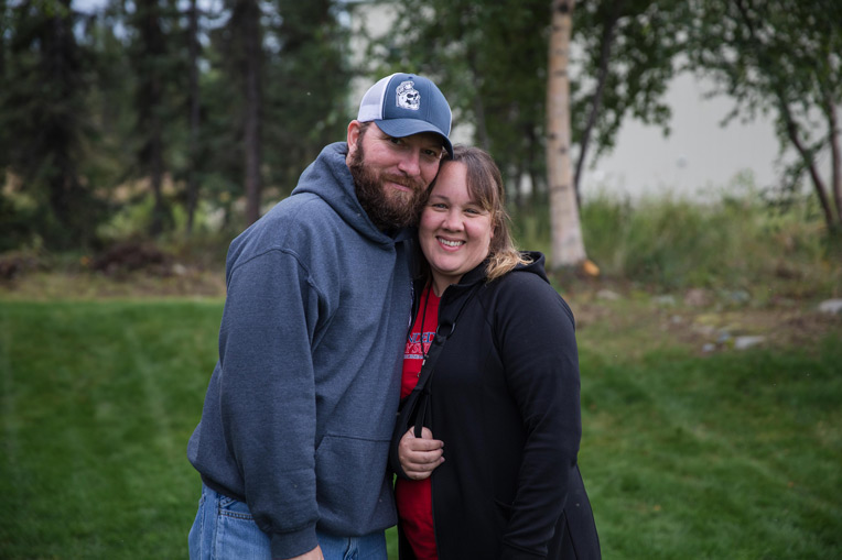 Army Staff Sergeant Tim Sanders and his wife Erin rededicated their marriage to God last week at Samaritan Lodge.