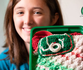 Alathia Joy means true joy. The 14-year-old hopes that girls who receive her crocheted purses in shoebox gifts will come to know the true joy of following Jesus Christ as Savior and Lord.