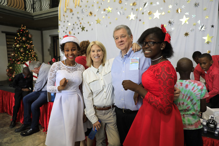 Greta Van Susteren and her husband John Coale reconnect with the students the annual celebration.