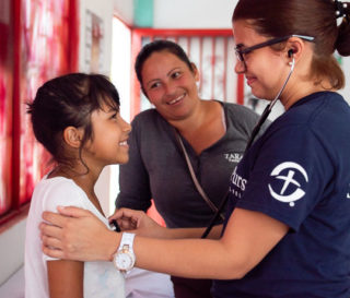 Patient from Venezuela at Colombia medical clinic