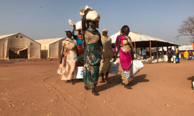 Through our partnership with World Food Programme, more than 400,000 people throughout South Sudan receive basic food items.