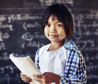 Children in Myanmar are more likely to stay in school when they are healthy.