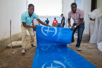 Our teams are distributing shelter materials and other supplies to flooded communities in and around Beira.