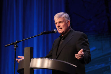 Franklin Graham encouraged participants with a message from God's Word. 
