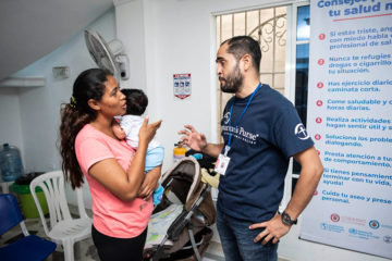 medical clinic for Venezuelans in Colombia