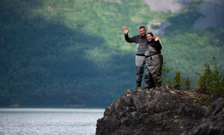 Parsons, military couple, Alaska, Lake Clark, OHOP