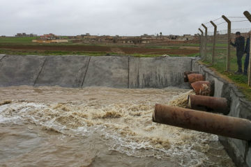 Water is flowing in the Al Zab irrigation system again after years without functioning.