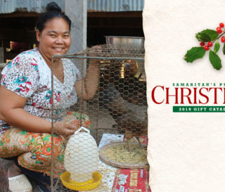 Porleang and other women in Cambodia's Kratie Province are learning how to raise and sell chickens in the local market.