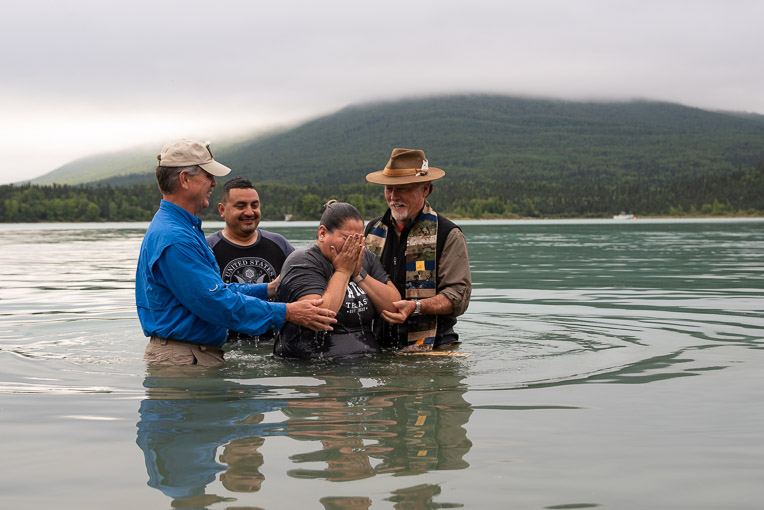 Sergeant Marco Martinez and his wife Daisy both received Jesus Christ as Lord and Savior and were baptized in Alaska.