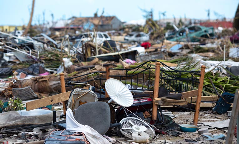 Bahamas destruction-Hurricane Dorian