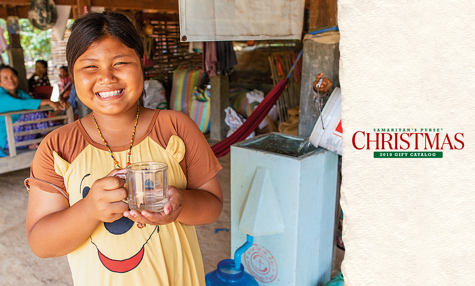 Your gift makes it possible for us to give a family a household filter—providing an ongoing source of pure water—and share the Lord’s great love with them.