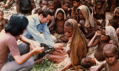 Dr. Dick Furman at work in Papua New Guinea.